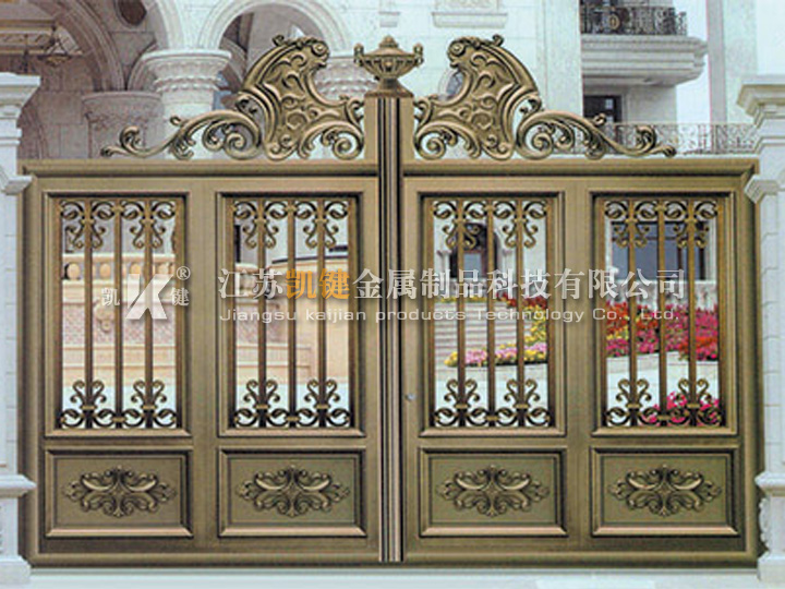 铝艺庭院对开门
