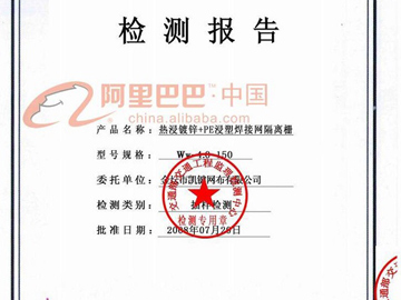 凯键隔离栅检测报告