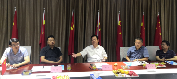 区委统战部领导莅临我司调研指导